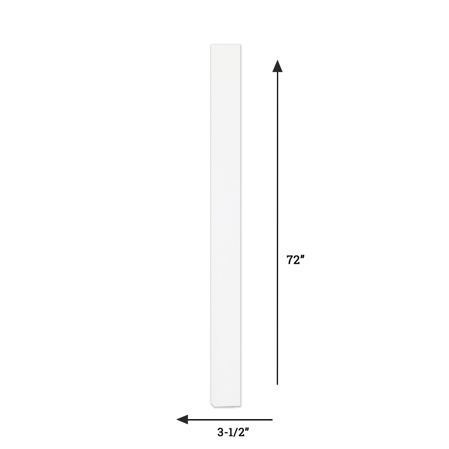 1/4" x 3-1/2" x 6' Primed Board