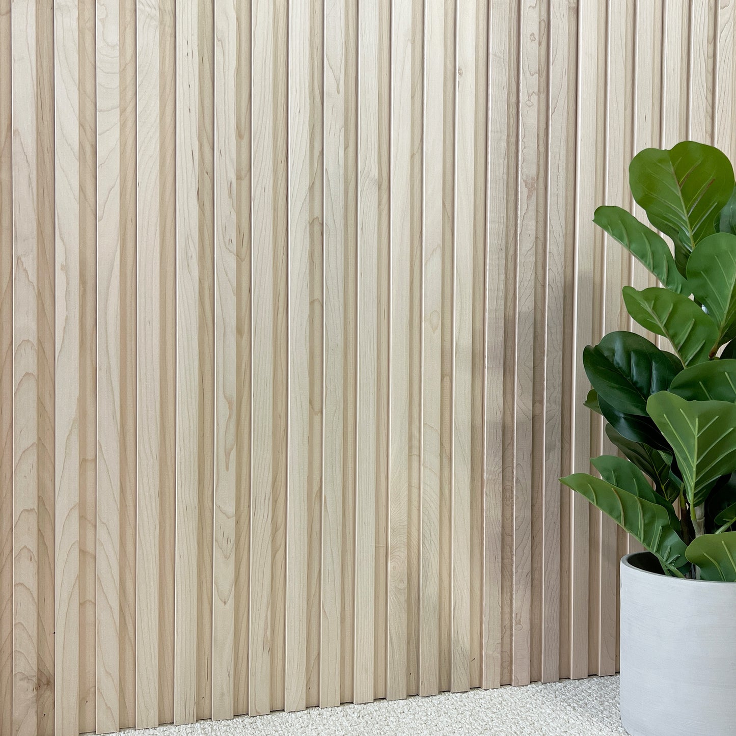 Modern Wood Slat Accent Wall