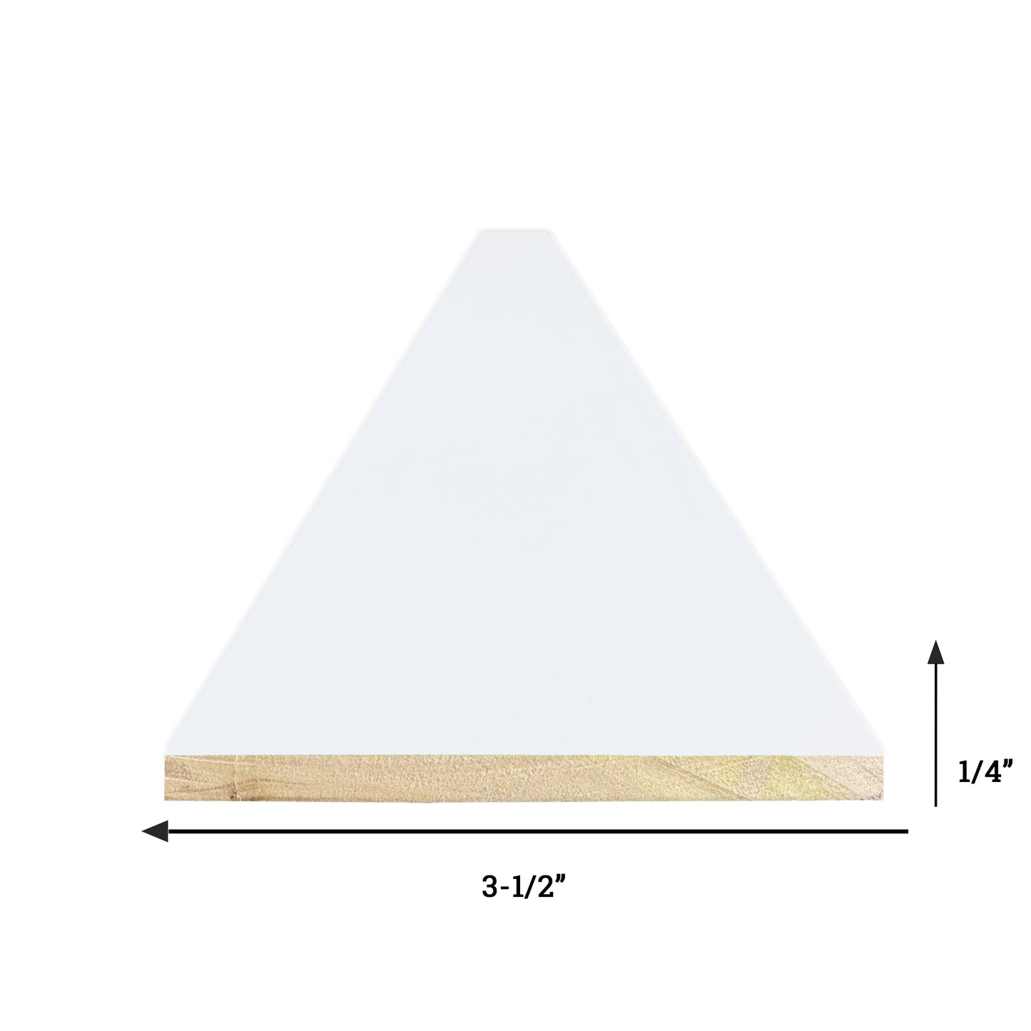 1/4" x 3-1/2" x 4' Primed Board