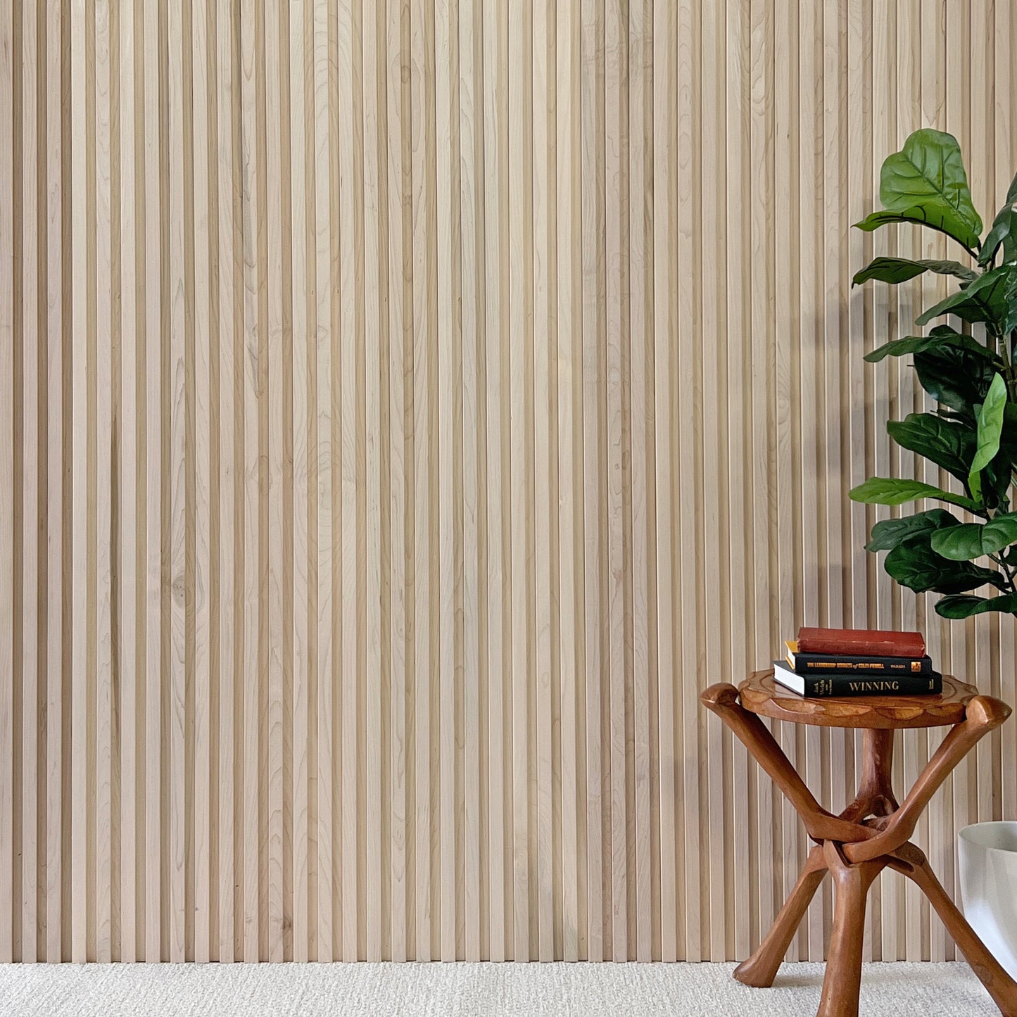 Slat Wall Panels in Soft Maple main