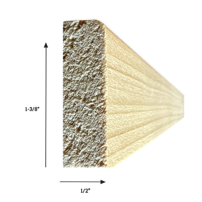 Craftsman Base Shoe for Modern Baseboard | Primed or Poplar