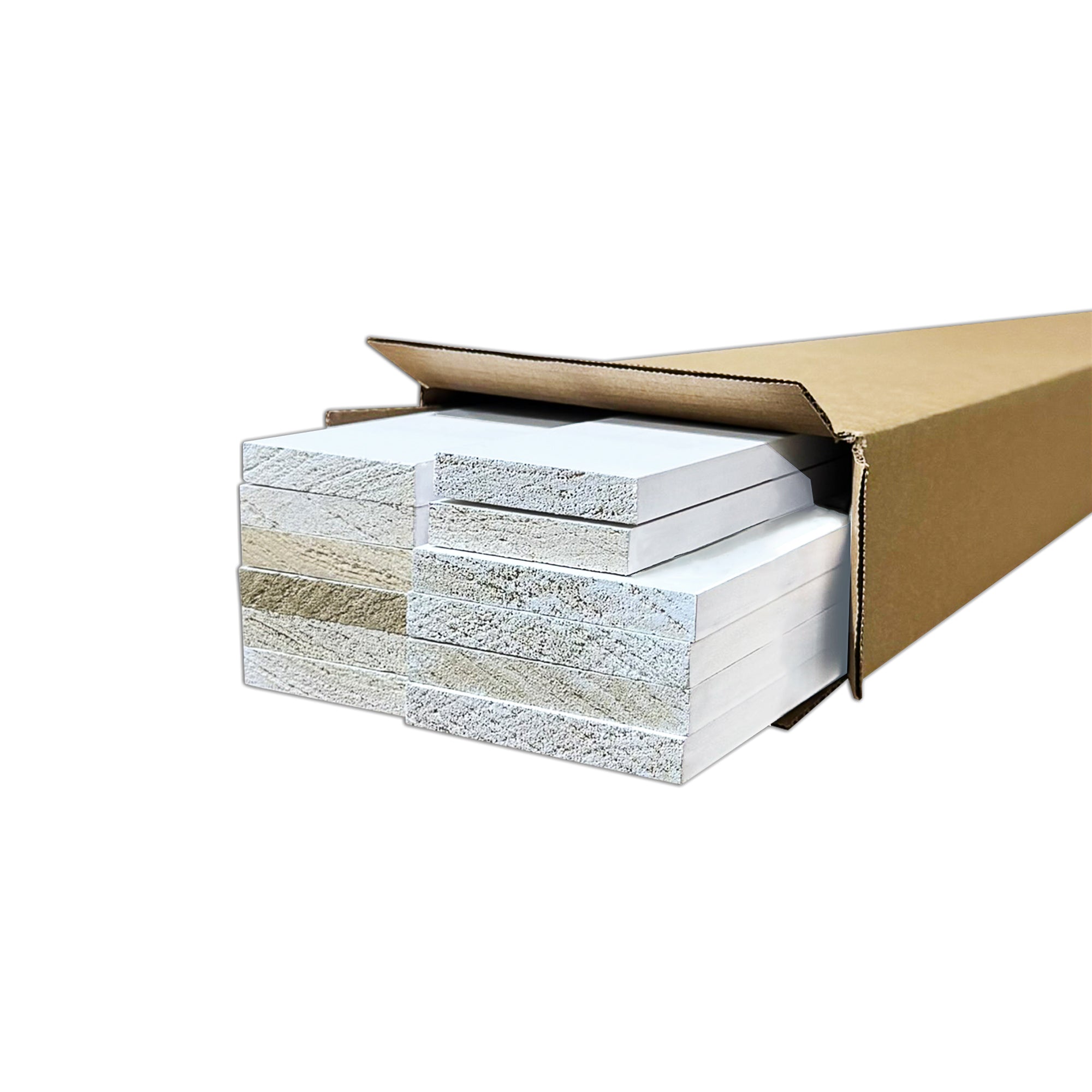 Primed Modern Board and Batten Wainscoting Kit