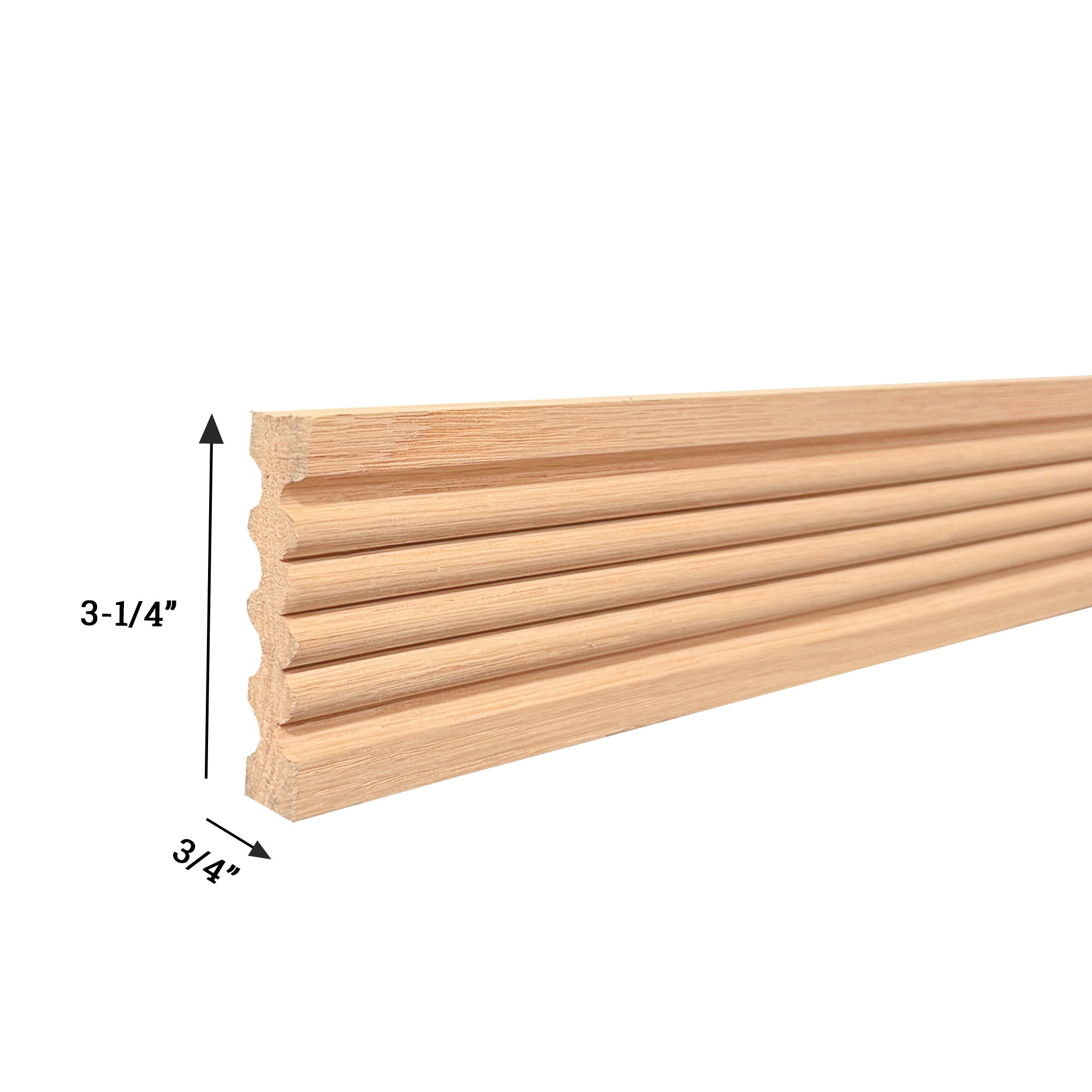 Fluted Reeded Door & Window Casing | Reversible 4505