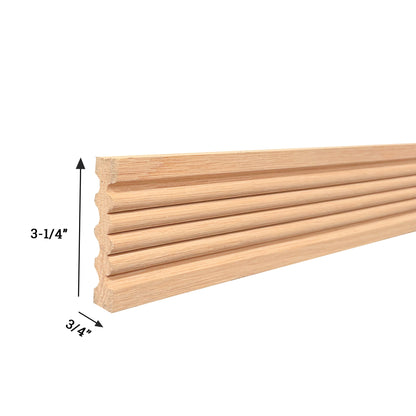 Fluted Reeded Door & Window Casing | Reversible 4505