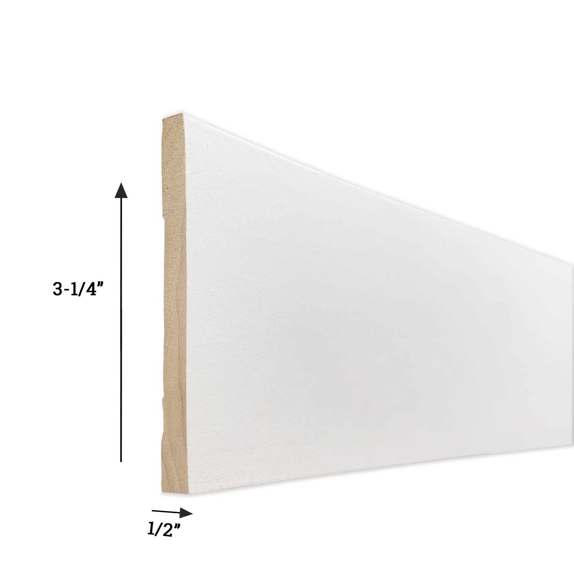 Modern White Baseboard Moulding