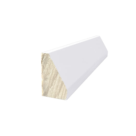 Modern Base Shoe Moulding | Primed Fingerjoint Poplar Wood