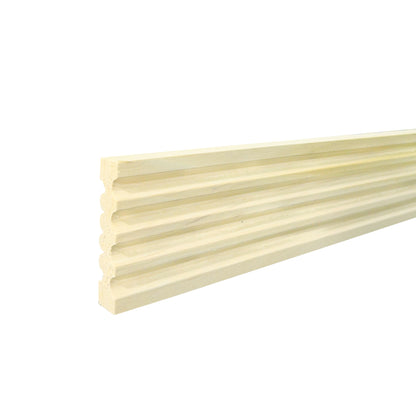 Fluted Reeded Door & Window Casing | Reversible 4505