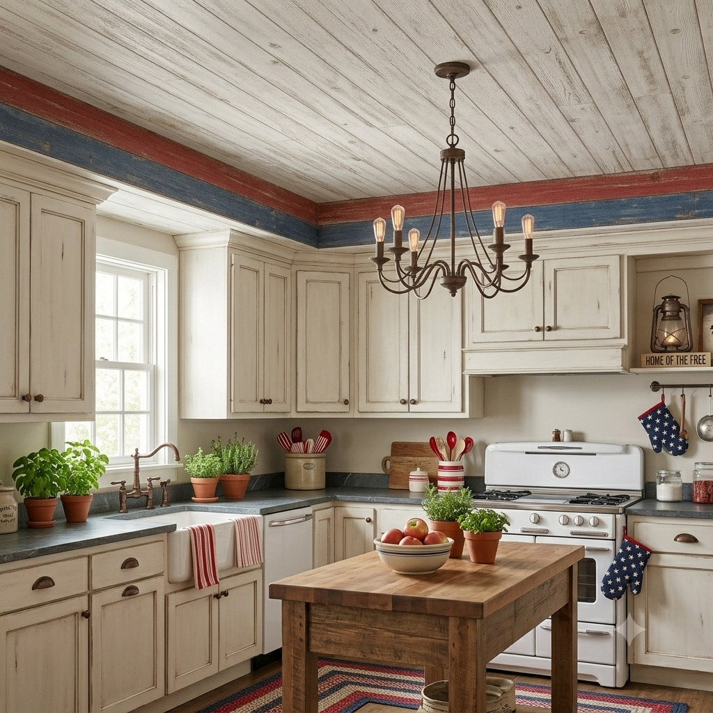 Patriotic Edition: Rustic Wood Shiplap (Box of 10)