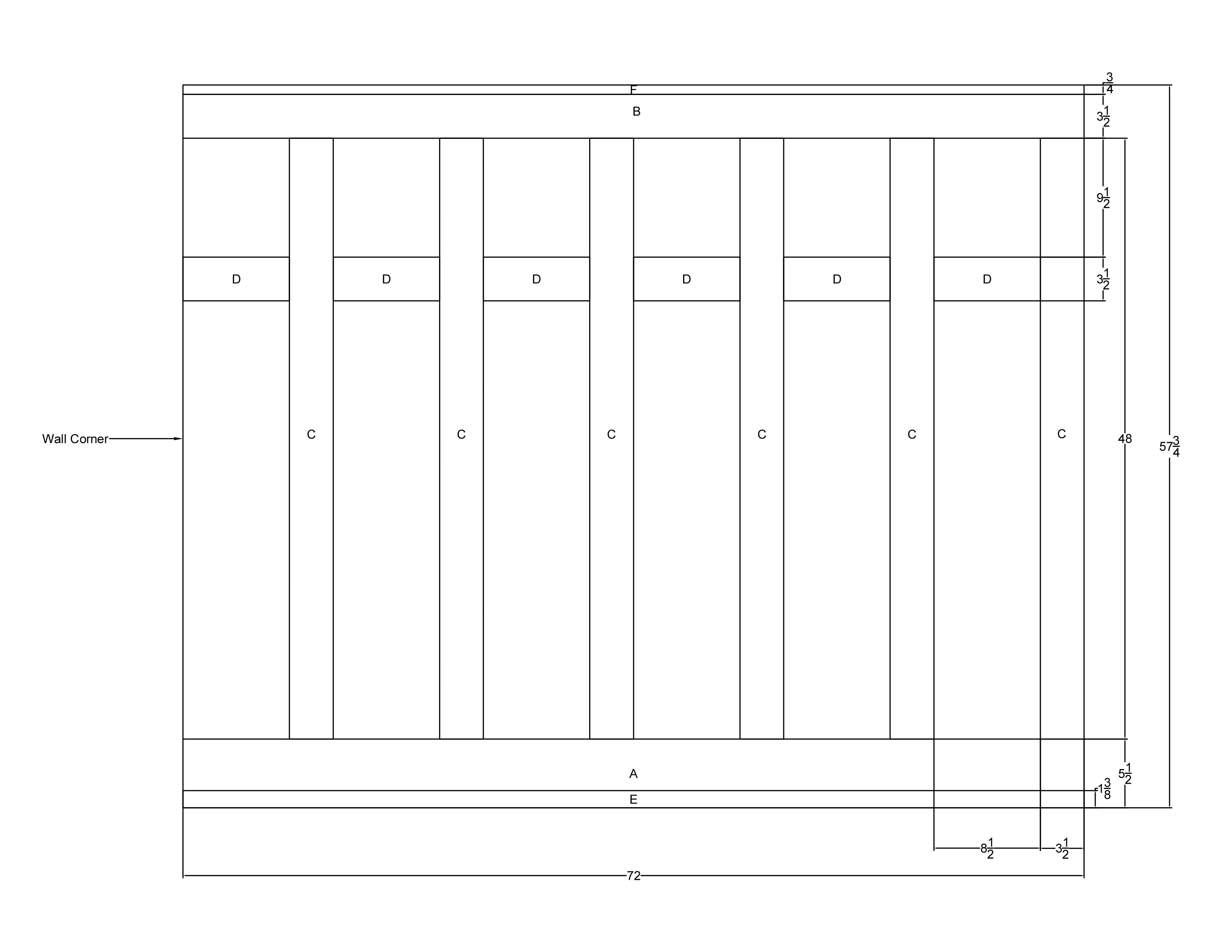 Board and Batten DIY Diagram