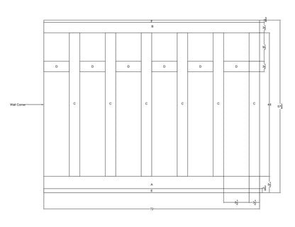 Board and Batten DIY Diagram