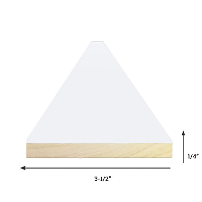 1/2" x 3-1/2" x 6' Primed Board